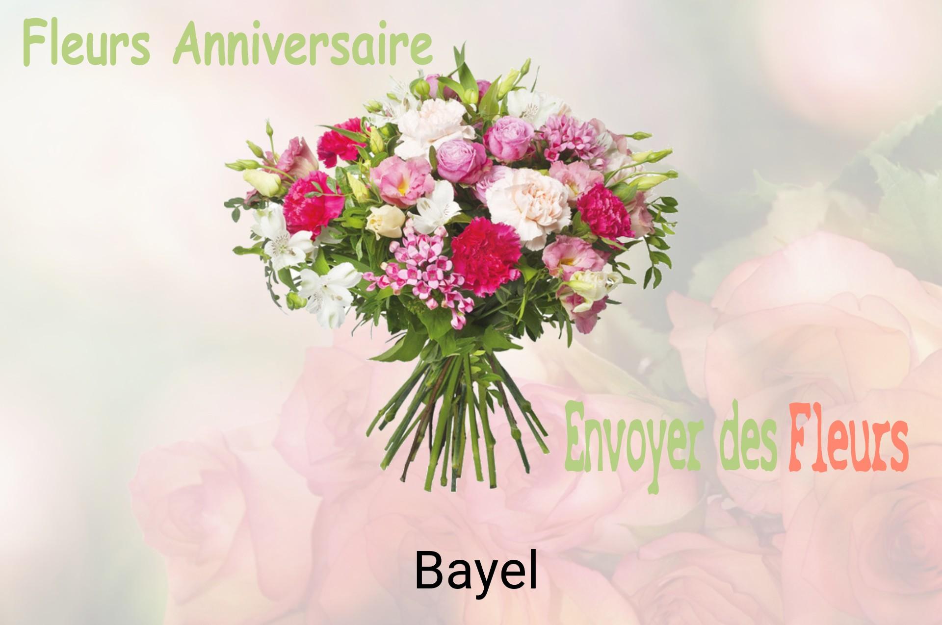 Bouquet de fleurs d’anniversaire livré à Bayel