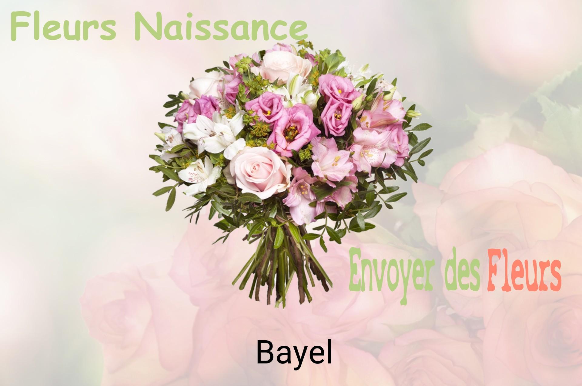 Bouquet de fleurs de naissance livré à Bayel